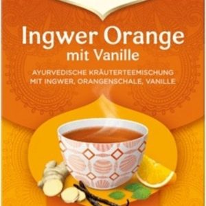 YOGI TEA GINGER ORANGE WITH VANILLA